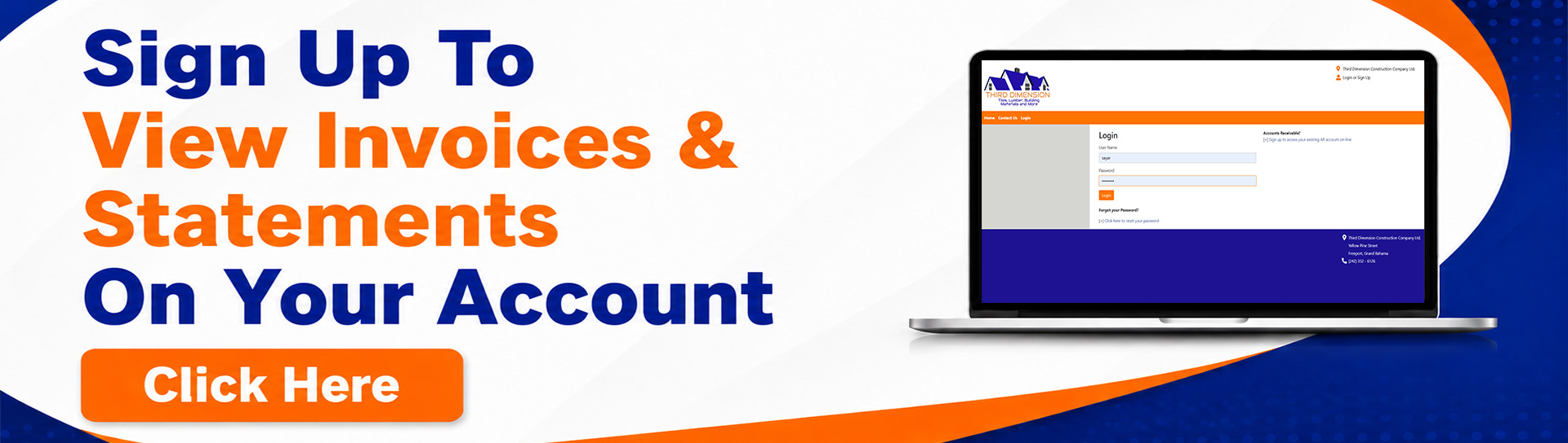 View Invoices & Statements On Your Account